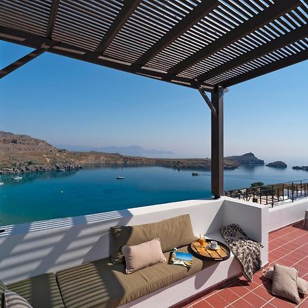 Maris Lindos Suites & Apartments ภายนอก รูปภาพ