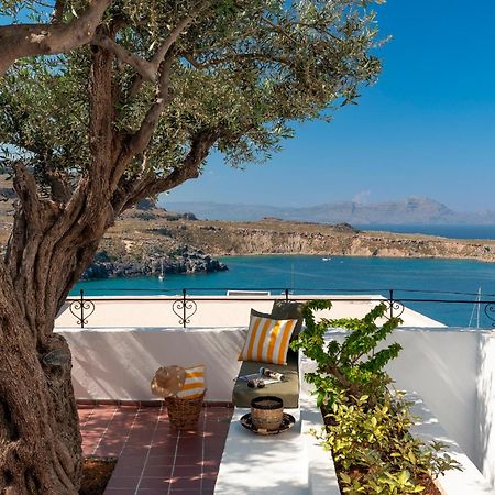 Maris Lindos Suites & Apartments ภายนอก รูปภาพ