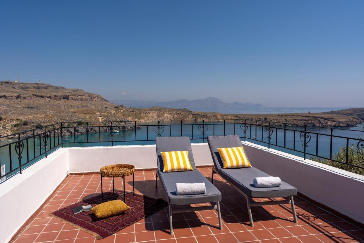 Maris Lindos Suites & Apartments ภายนอก รูปภาพ
